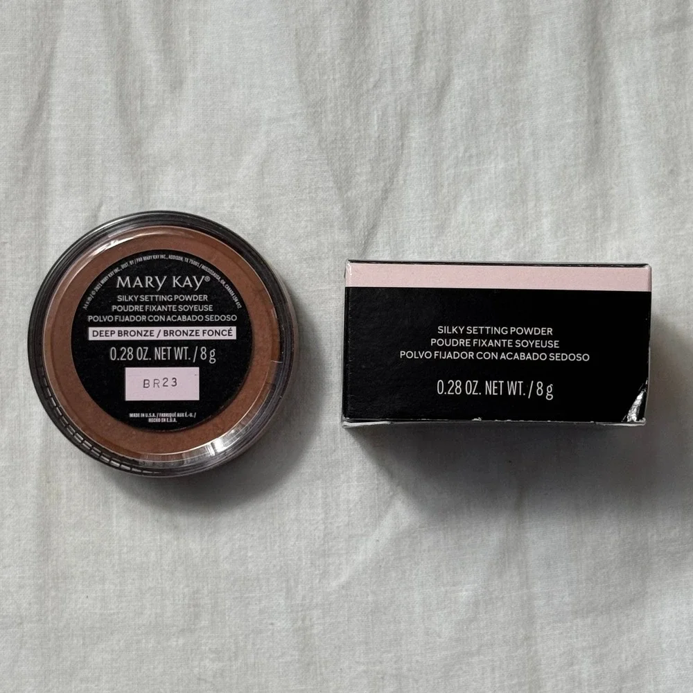 Mary Kay Silky Setting Powder Women's 0.28 oz Deep Bronze BR23 Matte New